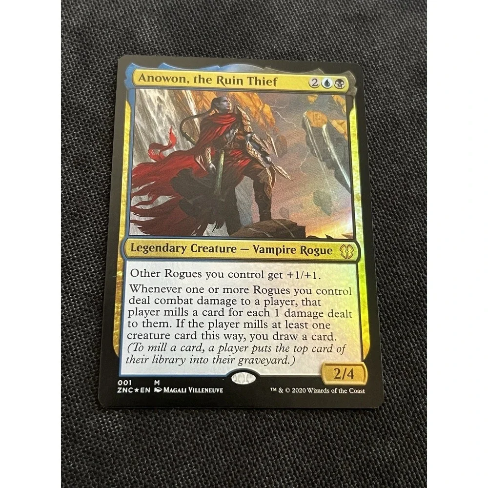 Anowon the Ruin Thief  FOIL‎ , Zendikar Rising Commander ,NM, MTG ,FREE SHIPPING